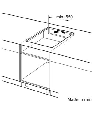 SIEMENS EQ521IB00 iQ500, Einbauherdset (Induktionskochfeld, A, 71 Liter)