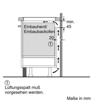 SIEMENS EQ521IB00 iQ500, Einbauherdset (Induktionskochfeld, A, 71 Liter)