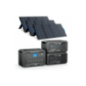 BLUETTI AC300 Power Station und 2 Pcs B300 externem Batteriemodul mit 3 Pcs PV350 350W Solarpanel Stromerzeuger 6144 Wh Schwarz