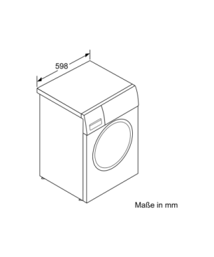 SIEMENS WI14W442 Waschmaschine (8 kg, 1393 U/Min., C)