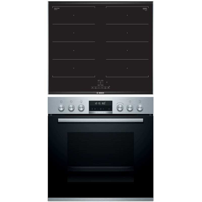 BOSCH HND679LS66, Einbauherdset (Induktion, A, 71 Liter)