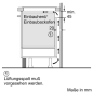 BOSCH HND679LS66, Einbauherdset (Induktion, A, 71 Liter)