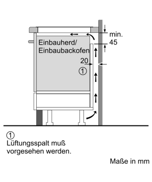 SIEMENS PQ521DA0ZM iQ500, Einbauherdset (Induktionskochfeld, A, 71 Liter)