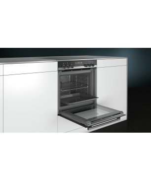 SIEMENS PQ521DA0ZM iQ500, Einbauherdset (Induktionskochfeld, A, 71 Liter)