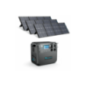 BLUETTI AC200MAX und 3 Pcs PV200 200W Solarpanel Solar Stromerzeuger LiFePO4 Batterie-Backup Energiestation 2048 Wh Schwarz