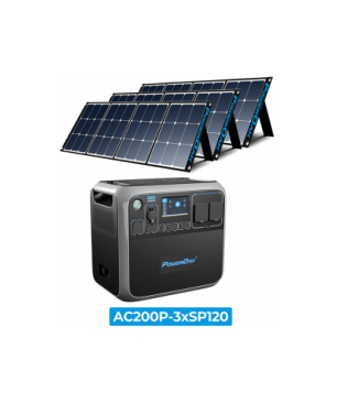 LUETTI AC200P and 3Pcs SP120 120W Solarpanel Solargenerator Stromgenerator flexibel wasserdicht MPPT Mono