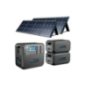 BLUETTI AC200MAX mit 2 Pcs B230 externem Batteriemodul+2 pcs PV200 200W solarpanel Energiestation 6144 Wh Schwarz