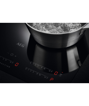 AEG IKE 95454 XB Steel (896 mm breit, 5 Kochfelder)