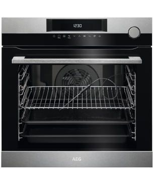 AEG BCO7741BA1, Backofen (Einbaugerät, 72 Liter, 594 mm breit), Serie 7000 mit SteamCrisp Dampfunterstützung (mit Pyrolyse)