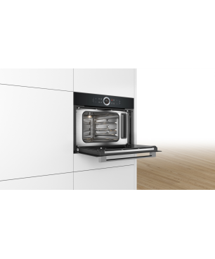 BOSCH CDG634AB0 Dampfgarer, Schwarz)