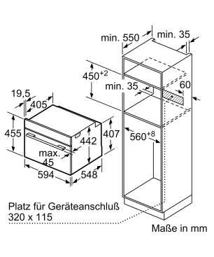 BOSCH CDG634AB0 Dampfgarer, Schwarz)
