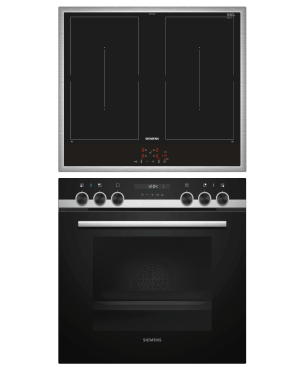 SIEMENS EQ521DB0ZM iQ500, Einbauherdset (Induktionskochfeld, A, 71 Liter)