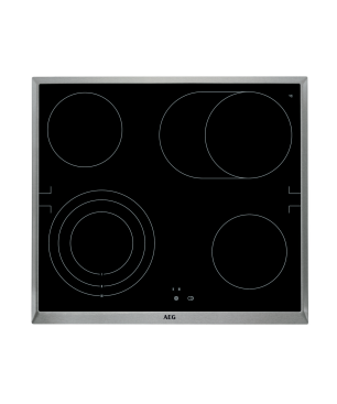 AEG HZ55M2S3R2 Serie 6000 mit SteamBake Feuchtigkeitszugabe (mit Pyrolyse), Einbauherdset (Elektrokochfeld, A+, 71 Liter)