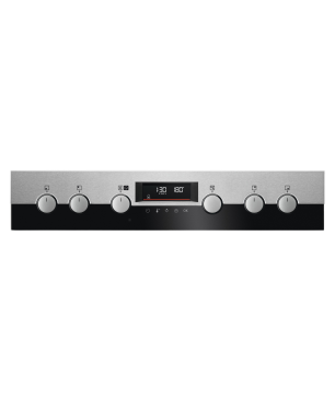 AEG HZ55M2S3R2 Serie 6000 mit SteamBake Feuchtigkeitszugabe (mit Pyrolyse), Einbauherdset (Elektrokochfeld, A+, 71 Liter)