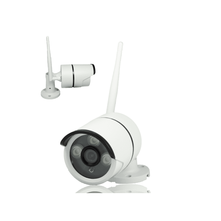 SAFE2HOME 4 Funk Überwachungskamera Set mit Monitor Rekorder, Funk Überwachungskamera / Videoüberwachung