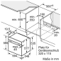 BOSCH HBD80PY53 Serie 8/Serie 6, Einbaubackofenset (Induktionskochfeld, A+, 71 Liter)