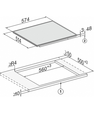 MIELE H 2267-1 I EDST. + KM 7001 FR, Einbauherdset (Induktionskochfeld, A+, 76 Liter)