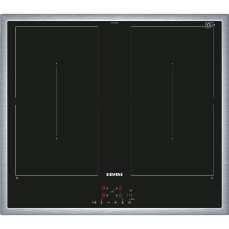 SIEMENS EM 645 CQB 5 E FLACHRAHMEN-DESIGN 60 CM Induktionskochfeld (583 mm breit, 4 Kochfelder)