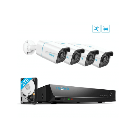 REOLINK RLK8-520D4-5MP-AI, Überwachungskamera, Auflösung Foto: 5MP, Auflösung Video: 5MP