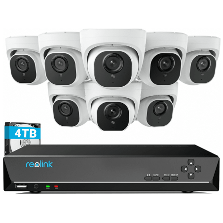 REOLINK RLK16-800D8-AI, Überwachungskamera, Auflösung Foto: 8MP, Auflösung Video: 8MP