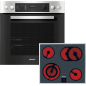 MIELE H 2269-1 E EDST+KM 6003 LPT, Einbauherdset (Elektrokochfeld, A+, 76 Liter)