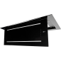 GURARI Deckenhaube GCH C 341 120 BL 120 cm Schwarz, Deckenhaube (1200 mm breit, 385 mm tief)