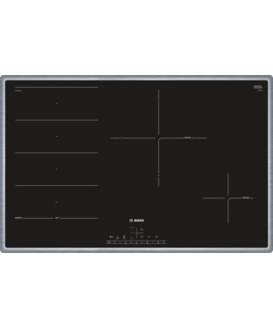 BOSCH PXE 845 FC 1 E EDELSTAHL Glaskeramik (795 mm breit, 4 Kochfelder)