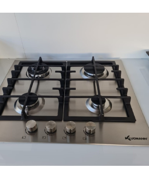 KLUGMANN KO1772TFT+KT604.1X, Einbaubackofen und Gaskochfeld (Edelstahl Gaskochfeld, A+, 72 Liter)