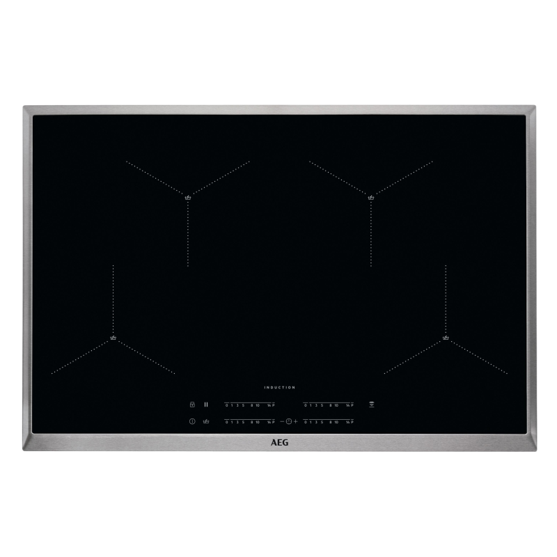 AEG IAE84411XB Induktionskochfeld (800 mm breit, 4 Kochfelder)