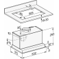 MIELE DA2558, Dunstabzugshaube (532 mm breit, 372 mm tief)