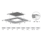 KKT KOLBE SET8019IH77FZ, Herdset (Induktion, A+, 72 Liter)