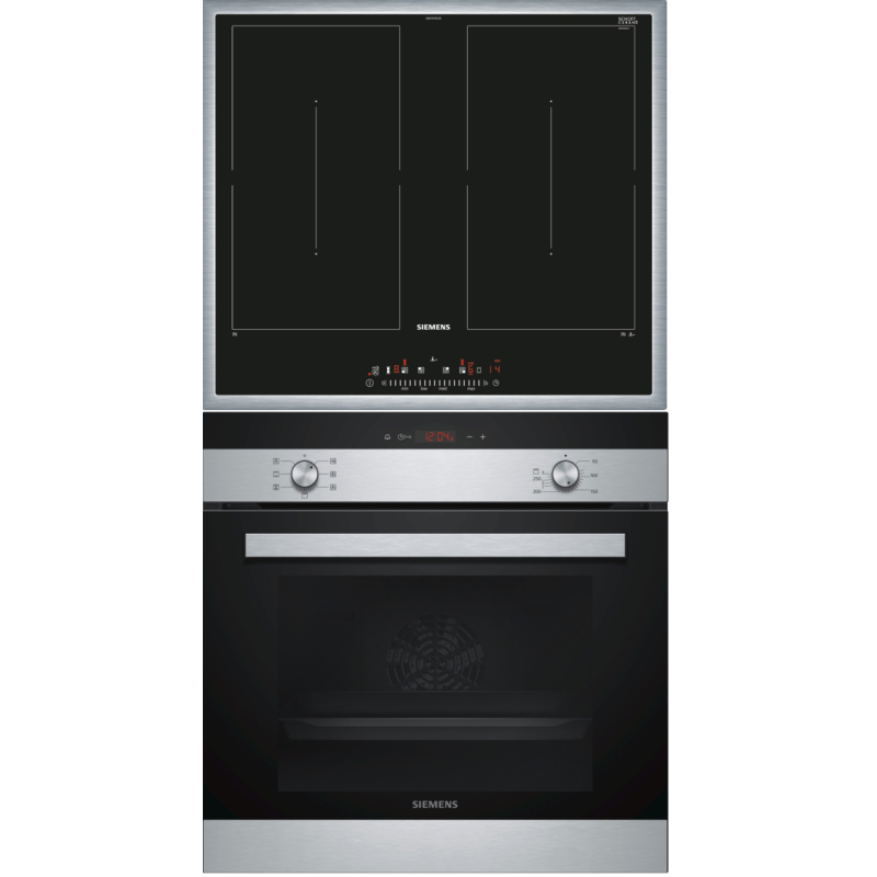 SIEMENS EQ112DA1ZM iQ100/iQ500, Backofenset (Induktionskochfeld, A, 66 Liter)