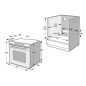 KKT KOLBE SET8017_9005RL, Herdset (Elektrisch, A+, 70 Liter)