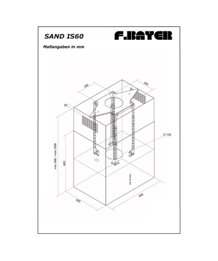 F.BAYER SAND IS60S ECO, Dunstabzugshaube (60 cm breit, 40 cm tief)