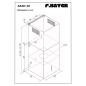 F.BAYER SAND 40E, Dunstabzugshaube (40 cm breit, 40 cm tief)