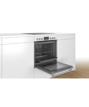 BOSCH HND411LW62, Einbauherdset (Glaskeramikkochfeld, A, 71 Liter)
