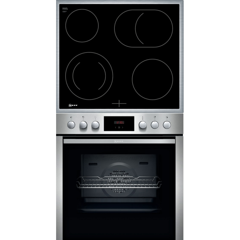 NEFF XE4, Einbauherdset (Elektrokochfeld, A, 71 Liter)