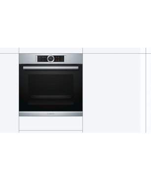 BOSCH HBG632TS1, Backofen (Einbaugerät, 71 Liter, 594 mm breit)