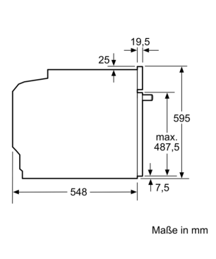 NEFF XED442A, Einbauherdset (Strahlungsheizkörper, A, 71 Liter)