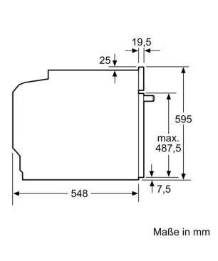 BOSCH HND 431 RS 62, Einbauherdset (Elektro, A, 71 Liter)
