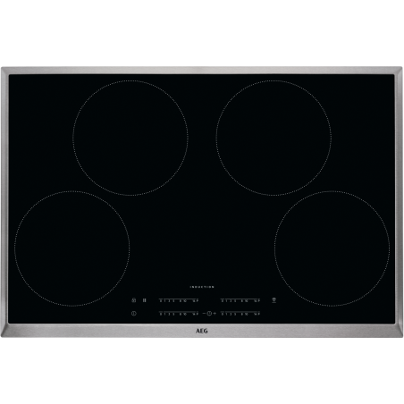 AEG 5000 Induktion / Autarkes Induktionskochfeld / Hob²Hood / 80 cm Schwarz Induktionskochfeld (80 cm breit, 4 Kochfelder)