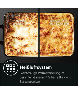 AEG CCB644COBM Standherd (EEK A, Glaskeramik-Kochfeld, 73 Liter)