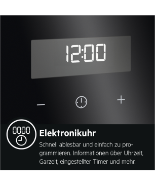 AEG CCB644COBM Standherd (EEK A, Glaskeramik-Kochfeld, 73 Liter)
