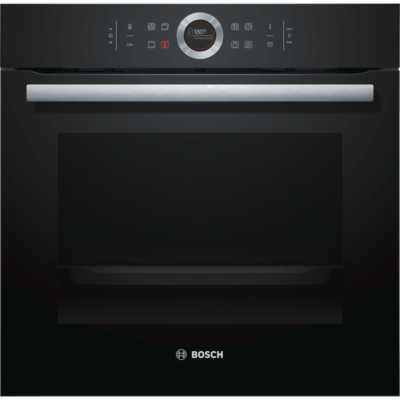 BOSCH HBG675BB1, Einbaubackofen (Einbaugerät, 71 Liter, 594 mm breit), EOX6