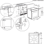 AEG KOMB306PI Serie 6000 mit SurroundCook Ringheißluftsystem (mit Pyrolyse), Einbaubackofenset (Induktionskochfeld, A+, 72 Lit
