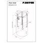 F.BAYER POLE IS40W, Dunstabzugshaube (40 cm breit, 40 cm tief)