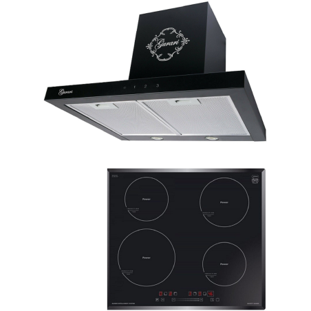 GURARI GCH F 462 BL 6 PRIME+KCT 6705, Dunstabzugshaube (60 cm breit)