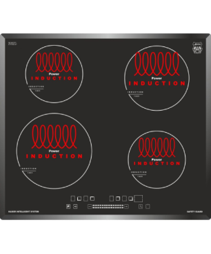 GURARI GCH F 462 BL 6 PRIME+KCT 6705, Dunstabzugshaube (60 cm breit)