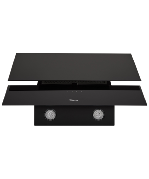 GURARI GCH D 268 BL 9 PRIME+KCT 6705, Dunstabzugshaube (90 cm breit)