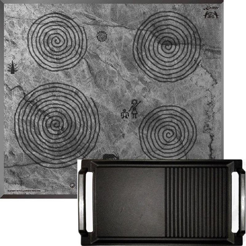 KAISER KCT 6705 FI ÄRA inkl. Grillplatte Induktionskochfeld (60 cm breit, 4 Kochfelder)